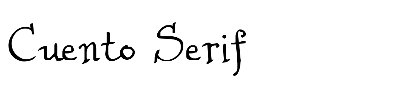 Cuento Serif